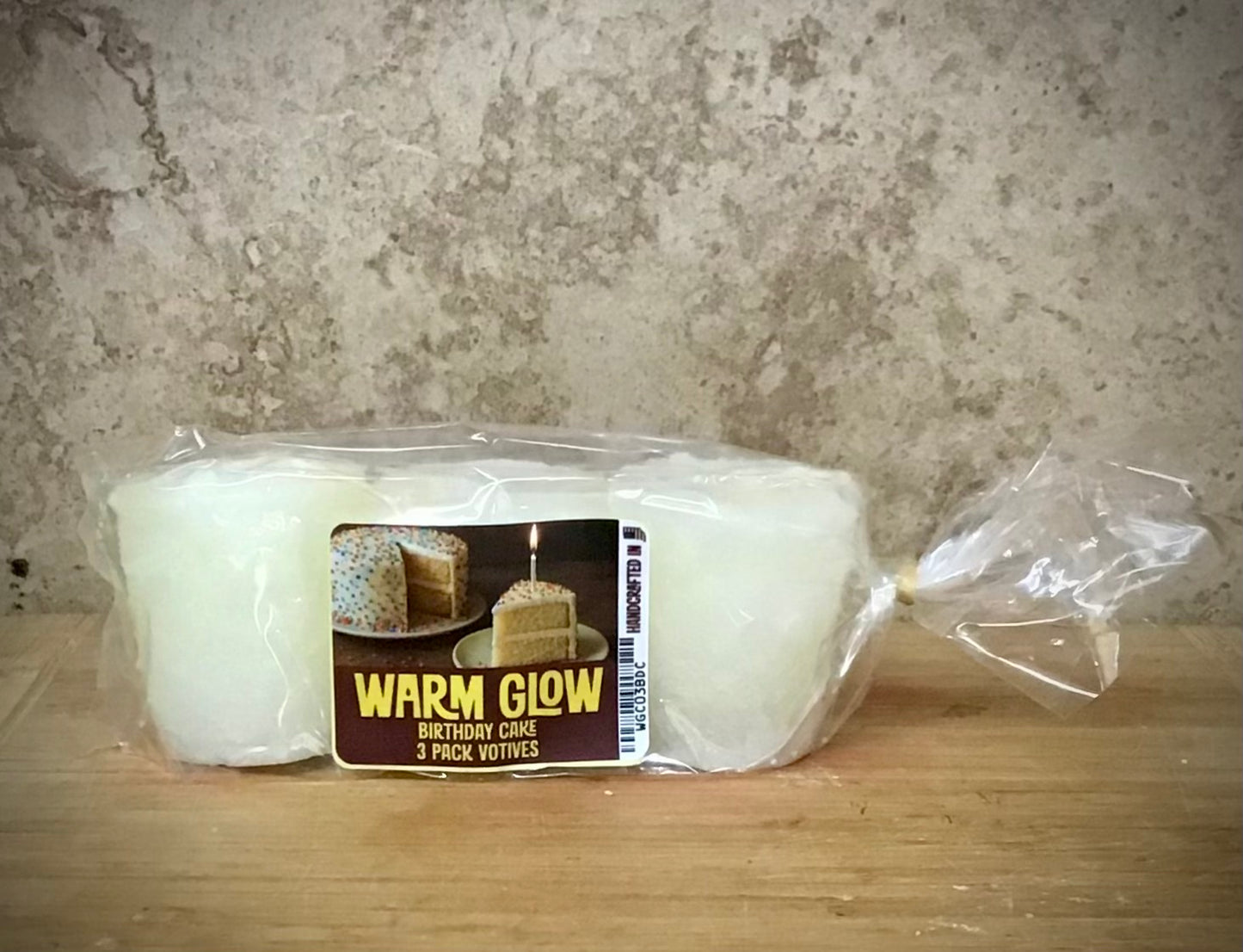 Birthday Cake 3 Pack Votives