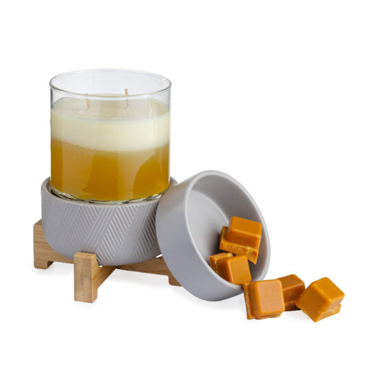 Candle Warmers Wood Pedestal 2 In 1 Warmer