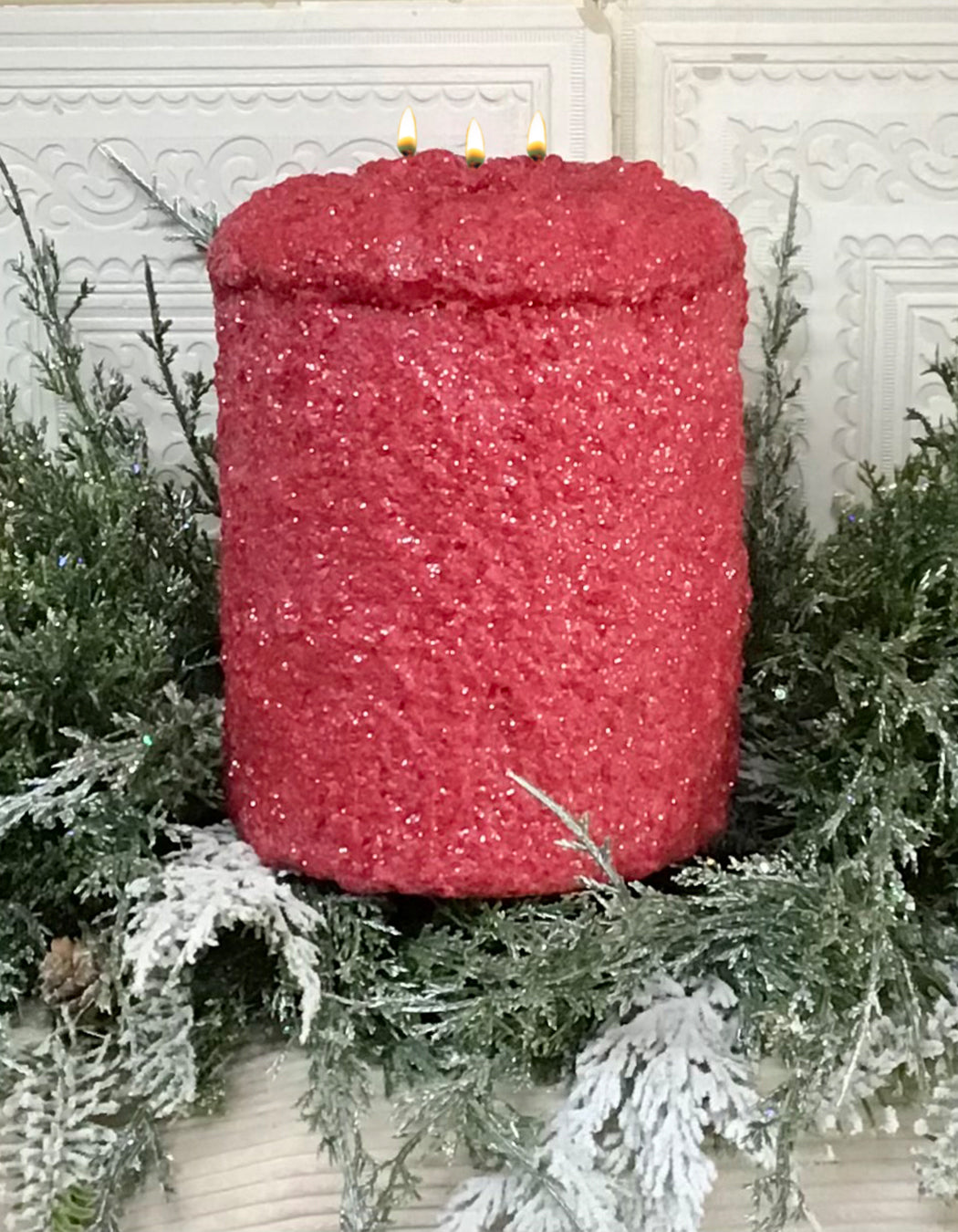Cranberry Stardust 3 Wick