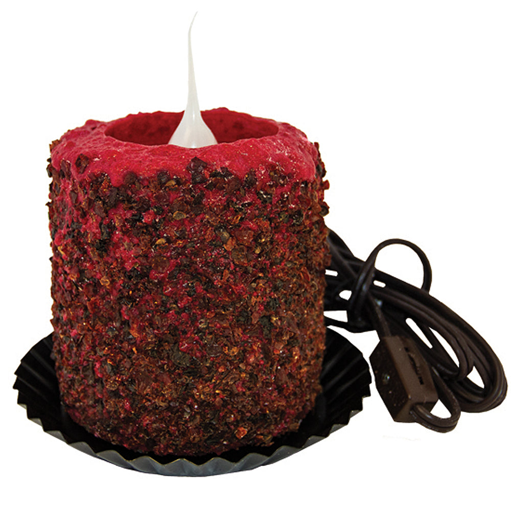 Homespun Harvest Electric Candle