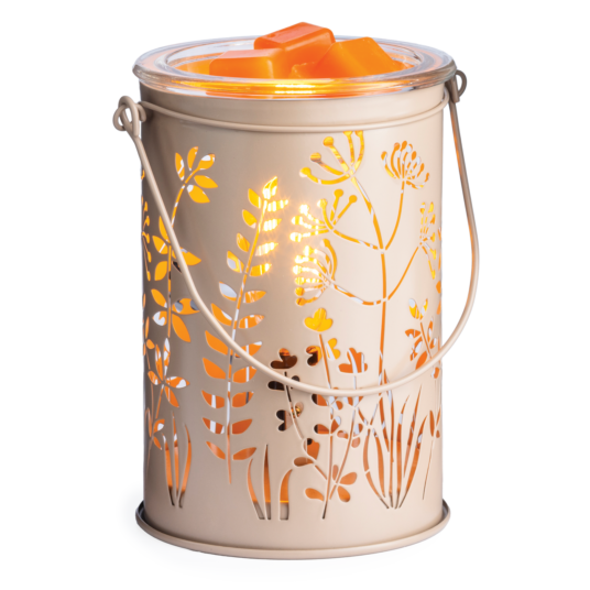 Candle Warmers Vintage Bulb Botanical Glow Illumination Warmer