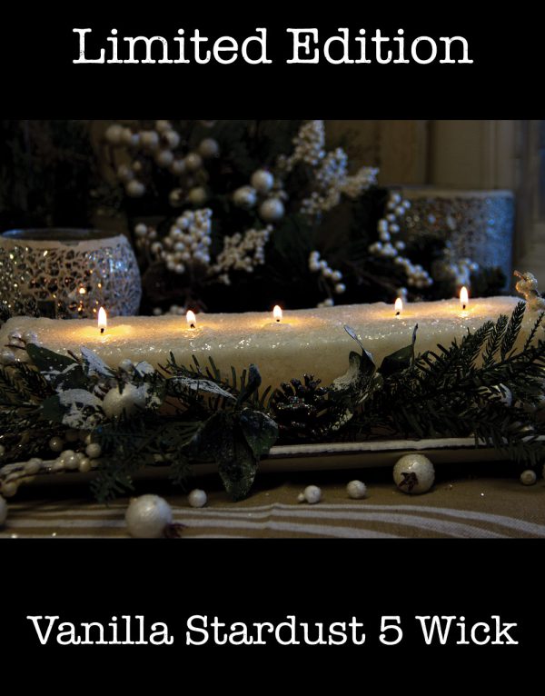 5 Wick Loaf Candle Vanilla Stardust
