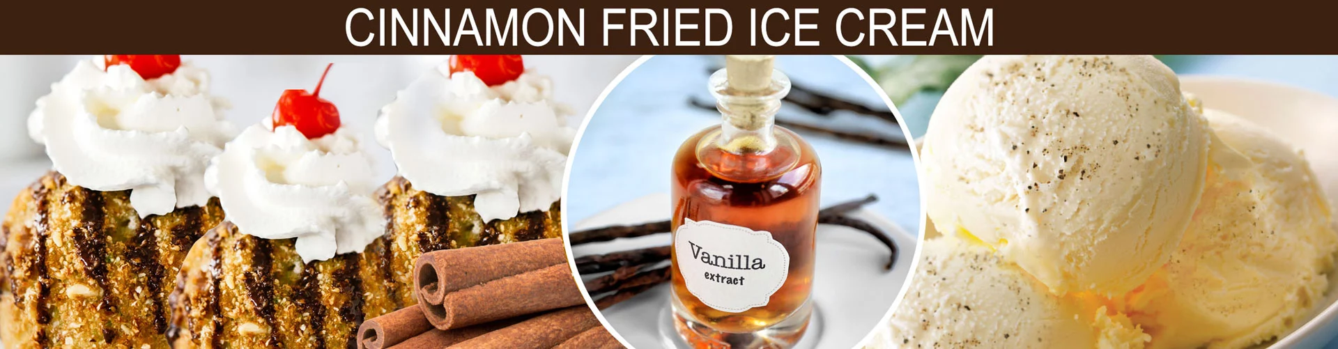 Banner image of a tempting fragrance that will fill your home with the warm smells of vanilla and cinnamon.