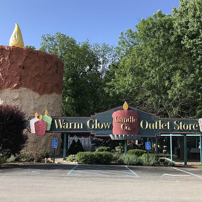 Warm glow candle outlet on sale store