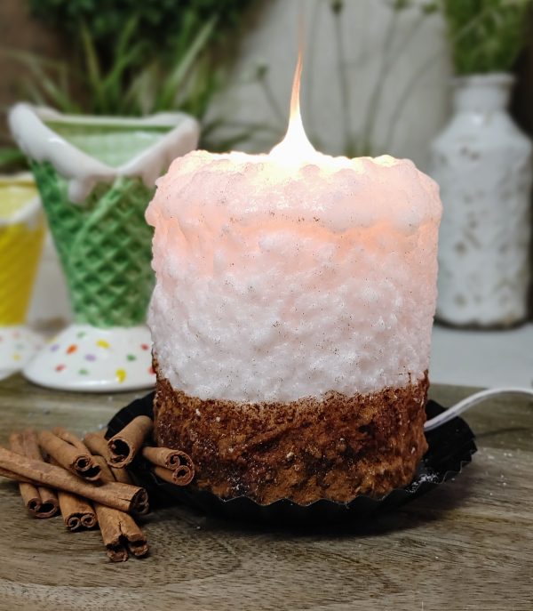 Cinnamon Fried Ice Cream Electric Candle