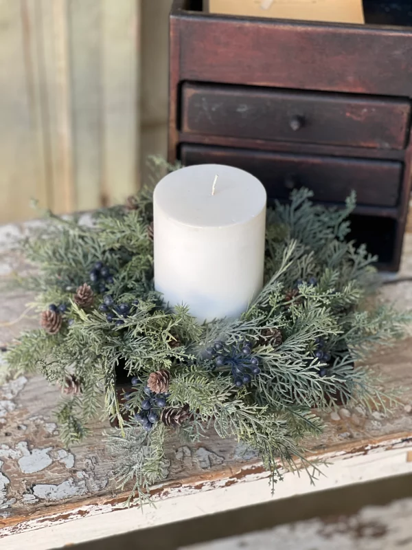 Siberian Cypress Candle Ring