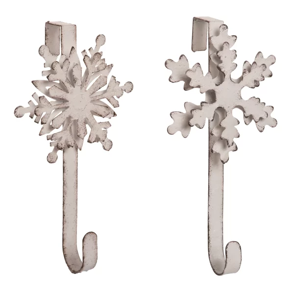 Metal Snowflake Dimensional Wreath Holder