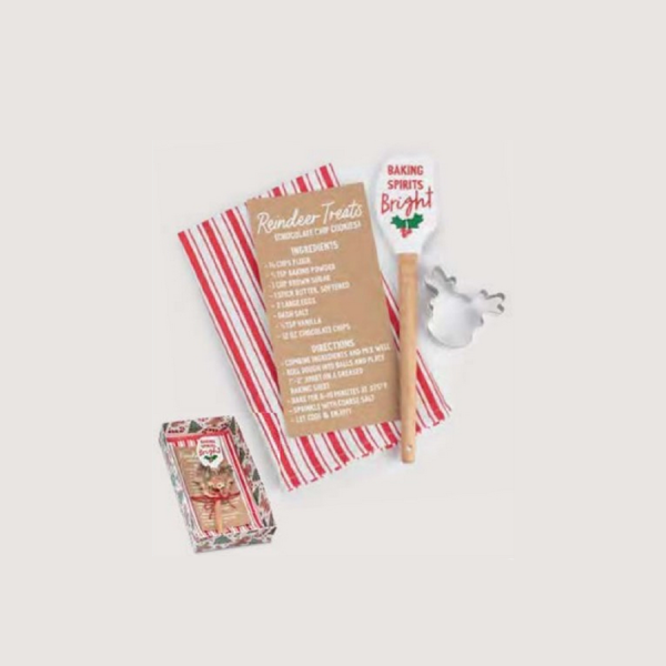 Spatula and Cookie Cutter Gift Set - Reindeer