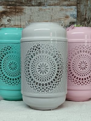 Metal Cutout Lantern Assorted