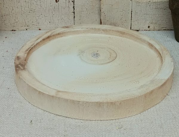 Small Round Wood Plate