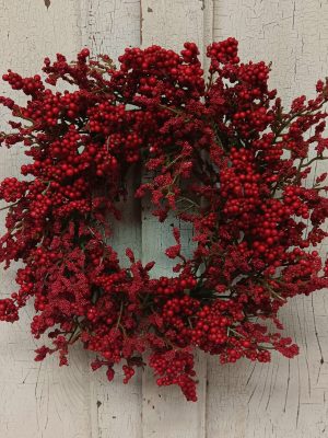 Lavish Berry Candle Ring Scarlet
