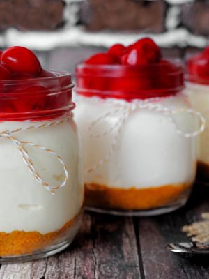 White Cherry Cheesecake