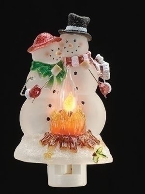 SNOWMEN COUPLE NIGHT LIGHT