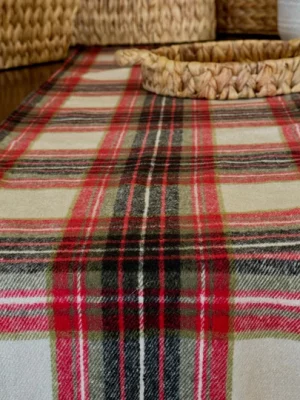 NOEL PLAID 72" TABLE RUNNER