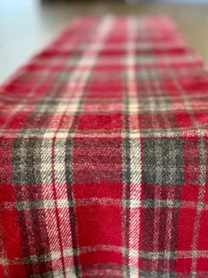 MERRY PLAID 48" TABLE RUNNER