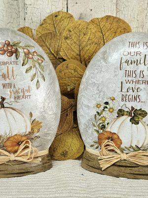 Fall Glass Orb