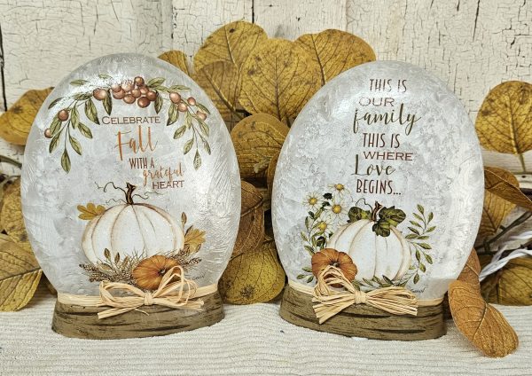 Fall Glass Orb