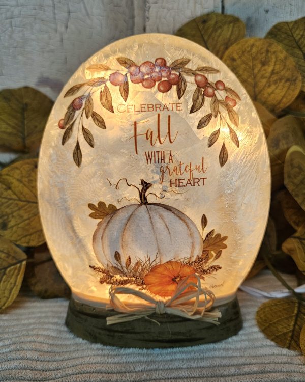 Fall Glass Orb