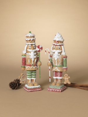 Resin Gingerbread Figurine, 2 Assorted