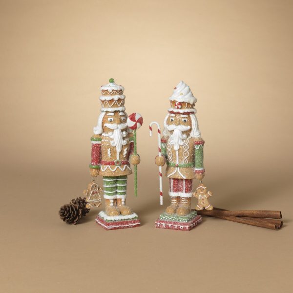 Resin Gingerbread Figurine, 2 Assorted