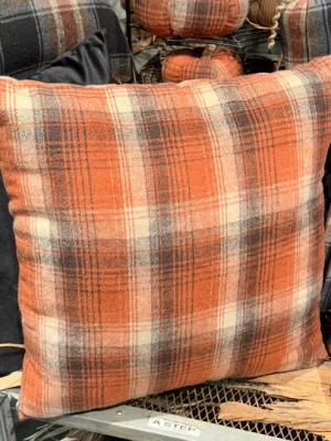 DUSTY PLAID PILLOW