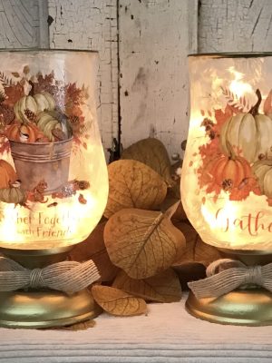 Fall Glass Light Assorted