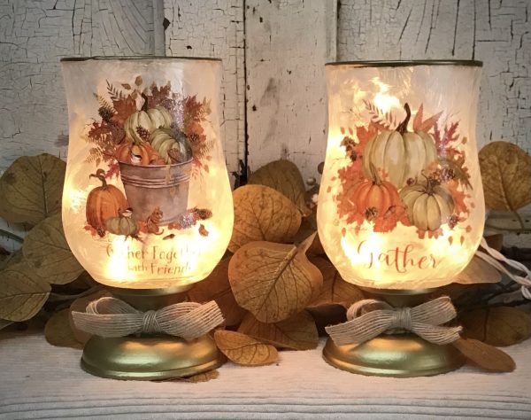 Fall Glass Light Assorted