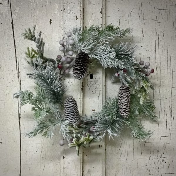 Frosted Winter Candle Ring