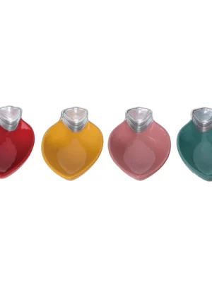 FUN CHRISTMAS TREE LIGHTS TREAT BOWL 4 ASST