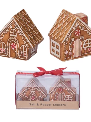 Gingerbread House Salt and Pepper Shaker Set