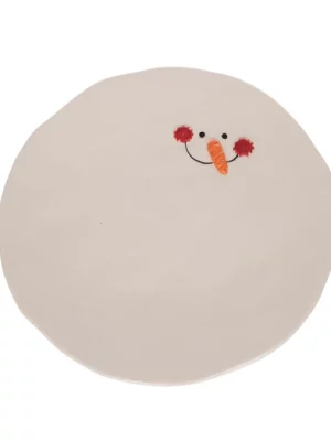 Melted Snowman Plate