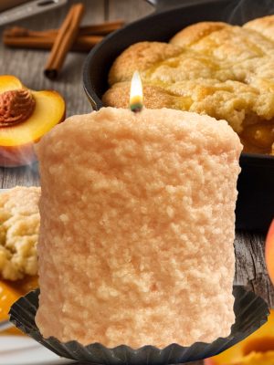 Peach Cobbler Hearth Candle