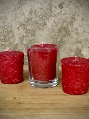 Homespun Harvest 3 Pack Votive Candles
