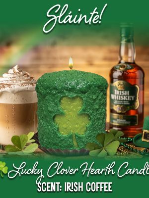Lucky Clover Hearth Candle