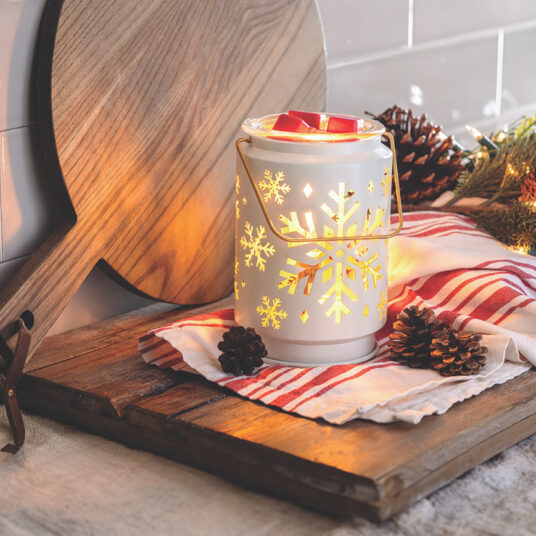 Candle Warmers Vintage Style illumination Snowflake Warmer
