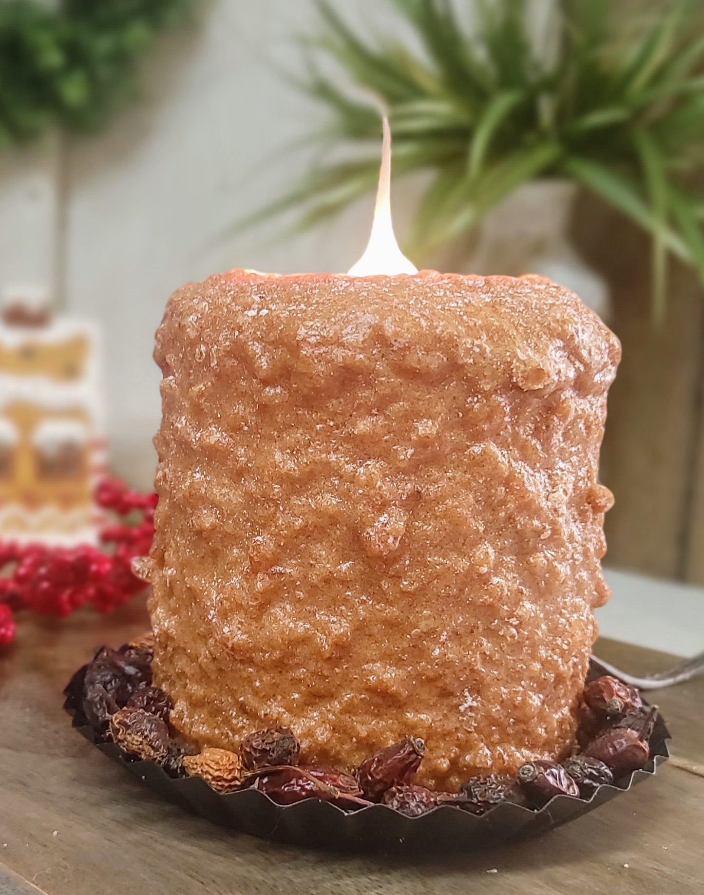 Gingerbread Cookie Electric Candle