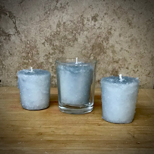 Grey Cashmere 3 Pack Votives