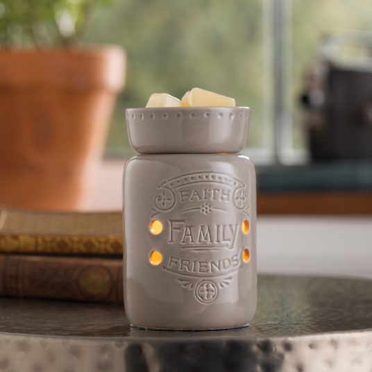 Candle Warmers Midsize Faith Family Friends Warmer