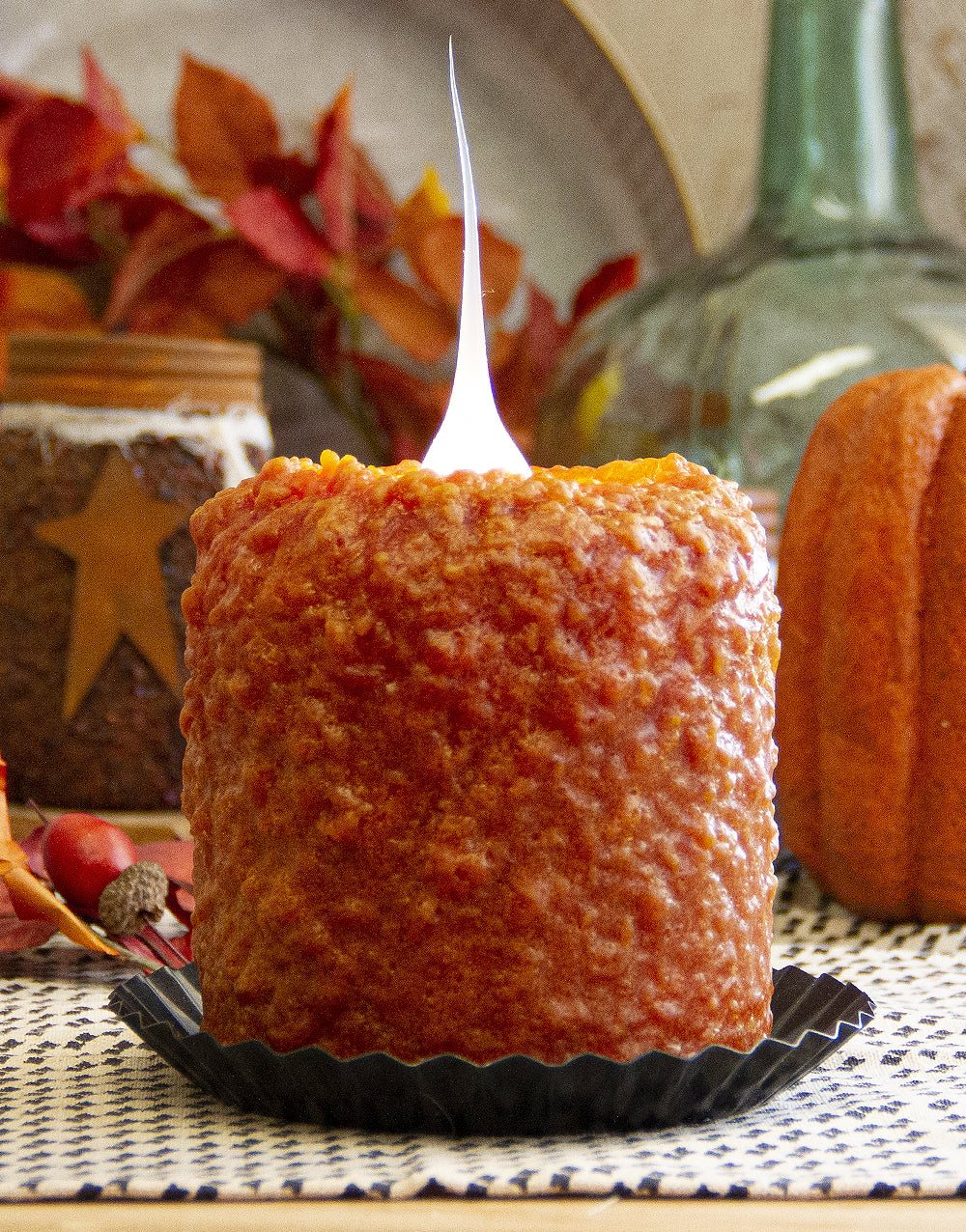 Pumpkin Crumb Cake Electric Candle