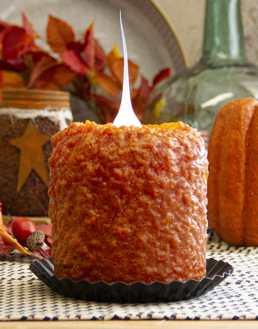 Pumpkin Crumb Cake Electric Candle