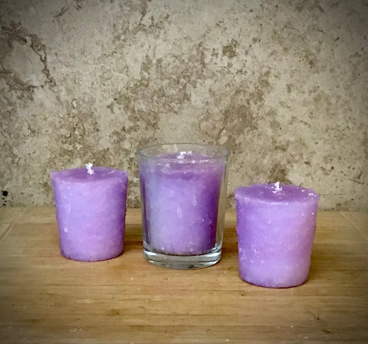 Vintage Lavender 3 Pack Votives