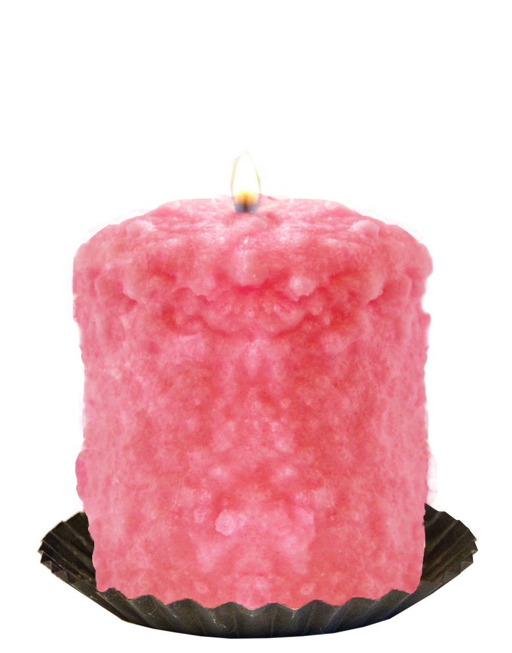Breast Cancer Hearth Candle