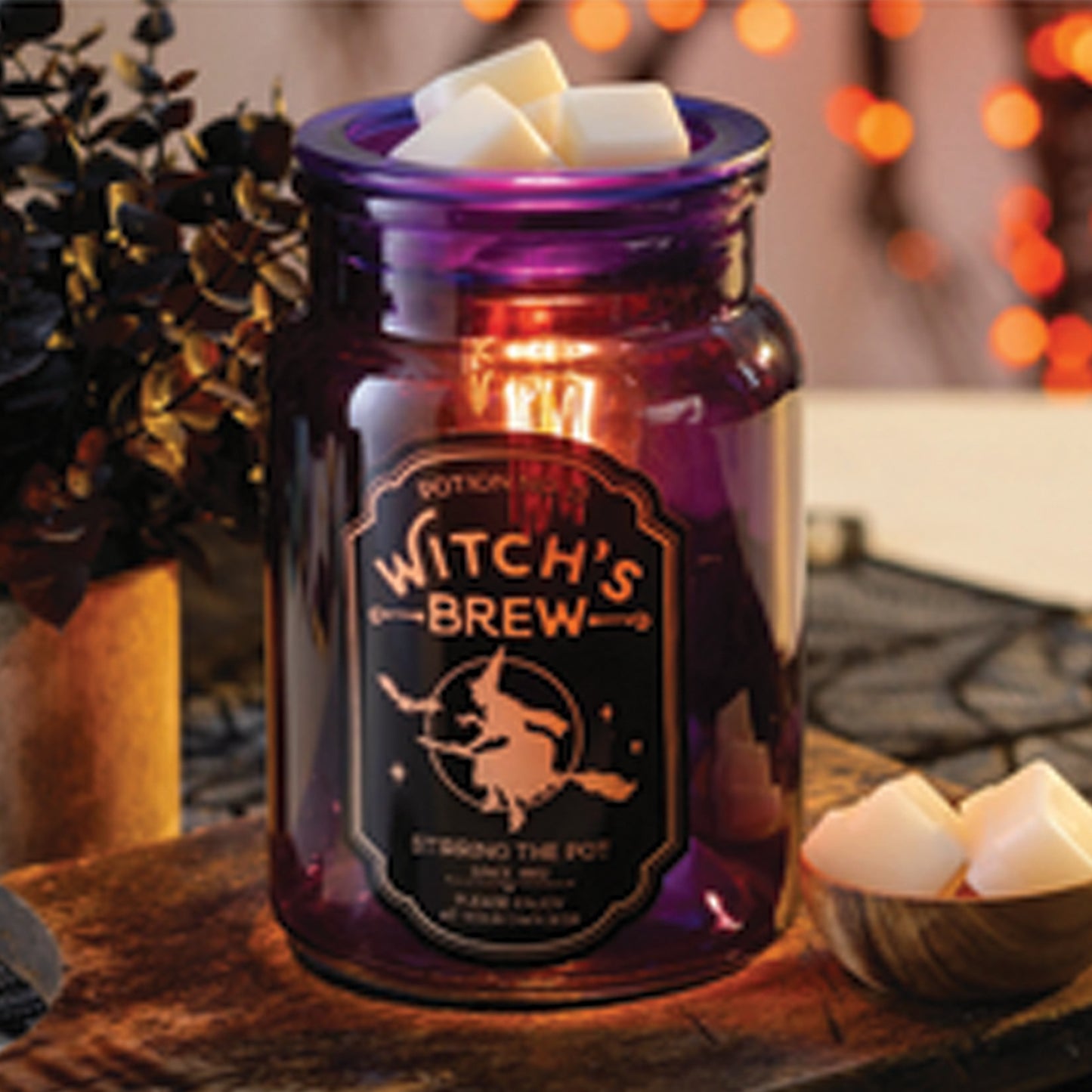 Candle Warmers Vintage Bulb Illumination Witch’s Brew